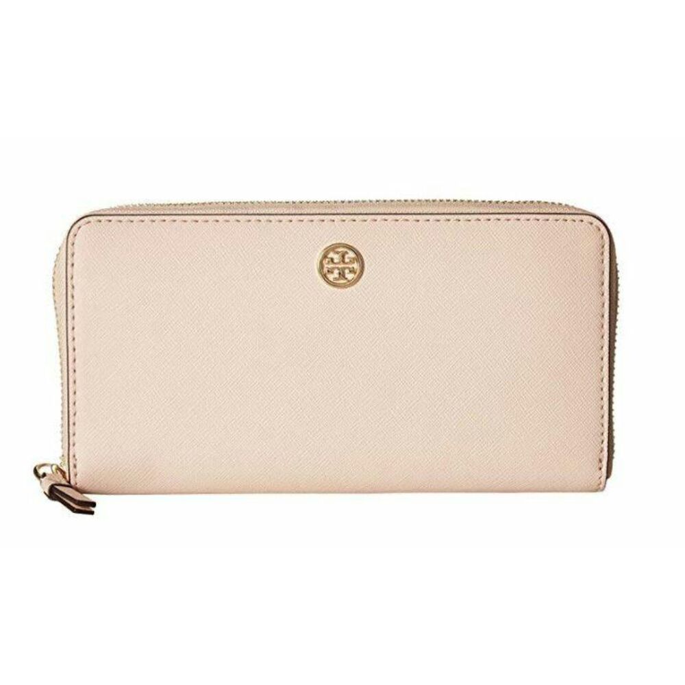 Tory Burch Robinson Zip Around Continental Wallet EUC